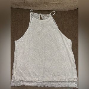 Chloe & Katie lace top (M)